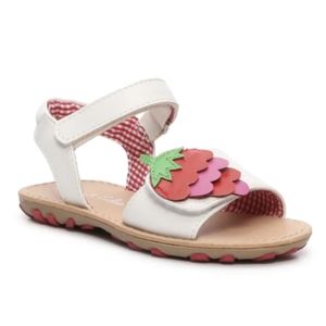 NIB Olive & Edie Lil' Sweetie Sandal Strawberry Appliqué Shoe Size 7T